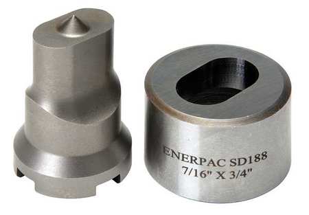 ENERPAC SPD188, Punch Die Set, Oblong Hole Shape SPD188
