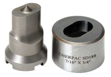 Enerpac SPD188, Punch Die Set, Oblong Hole Shape SPD188