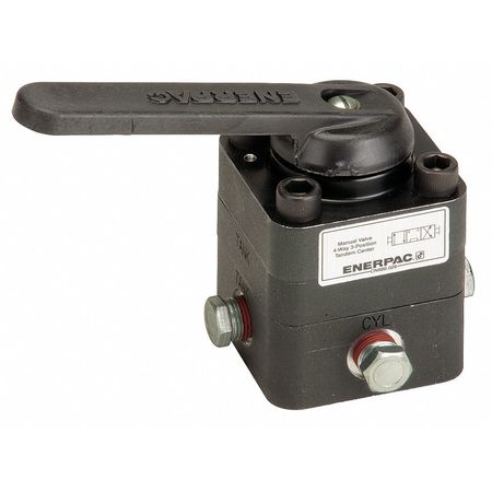 ENERPAC VC4, Remote Mouted Directional Control Valve, Manual, 4-way, 3-position, Tandem Center VC4