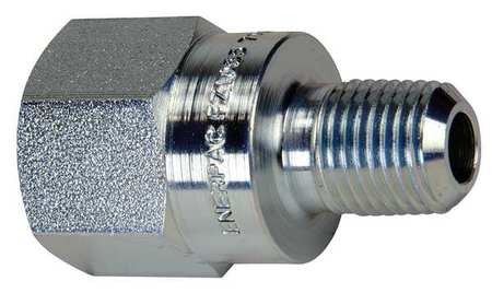 ENERPAC FZ1055, High Pressure Fitting, Adapter, 10,000 psi, Connection 3/8" NPTF Female to 1/4" NPTF Male FZ1055