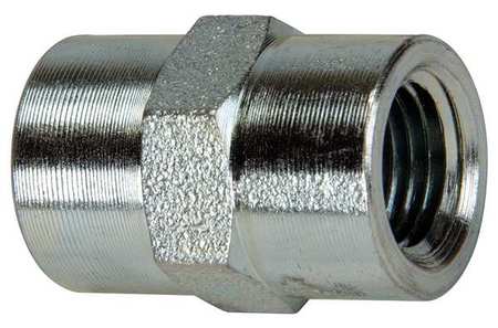 ENERPAC FZ1605, High Pressure Fitting, Coupling, 10,000 psi, Connection 1/4" NPTF Female to 1/4" NPTF Female FZ1605