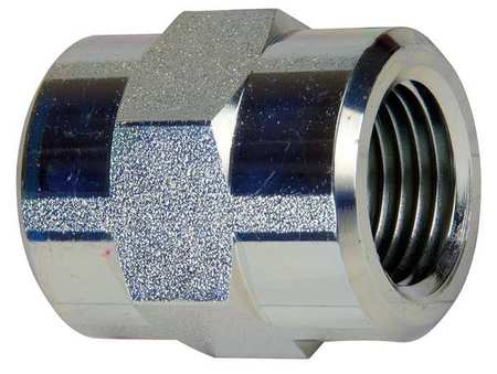 ENERPAC FZ1625, High Pressure Fitting, Reducing Connector, 10,000 psi, 1/2" NPTF Female to 3/8" NPTF Female FZ1625