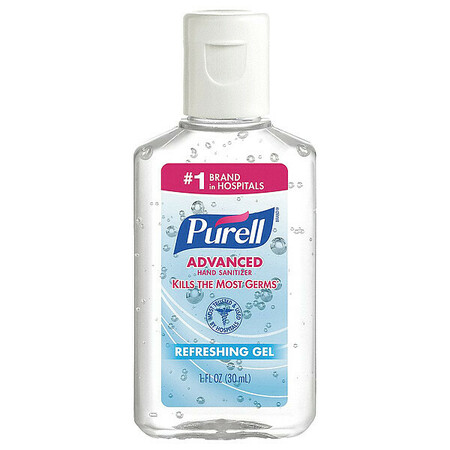 PURELL Advanced Hand Sanitizer Gel, 1oz Bottle, PK250 3901-2C-250