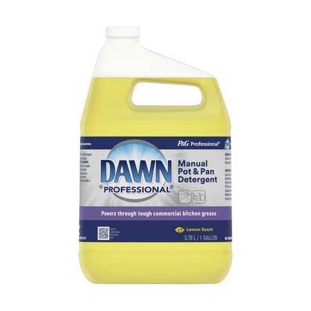 DAWN Dishwashing Detergent, 1 gal, Lemon, PK4 57444