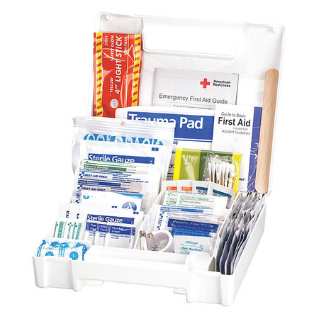 American Red Cross Bulk First Aid kit, Plastic, 10 Person 711340