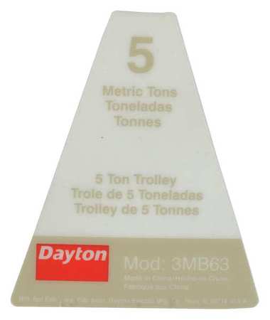 DAYTON Name Plate G1-5-03