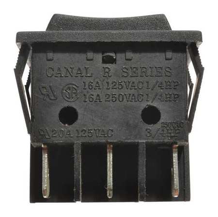 DAYTON Rocker Switch, For Use With Mfr. Model Number: EC-24 EC-24