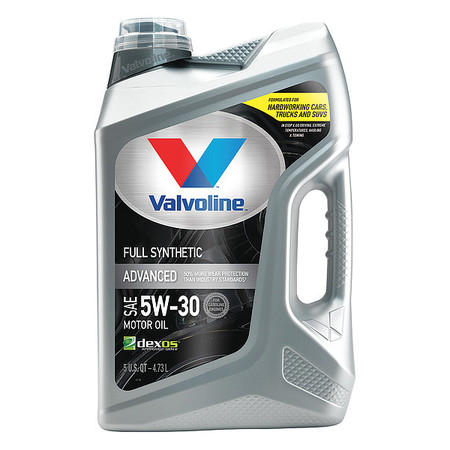 Valvoline Motor Oil, 5W-30 SAE Grade, 5 Qt. 881164