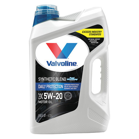 VALVOLINE Motor Oil, 5W-20 SAE Grade, 5 Qt. 881158