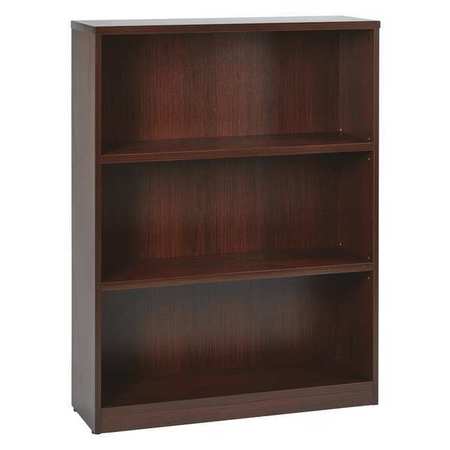 Office Star Bookcase, 36" Wx12" Dx48" H, Mahogany LBC361248-MAH