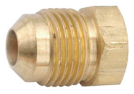 ZORO SELECT 3/8" Male Flare Low Lead Brass Plug 704039-06