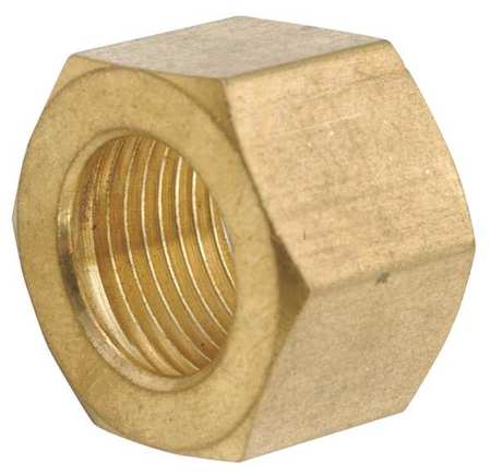 ZORO SELECT 3/16" Compression Low Lead Brass Nut 700061-03