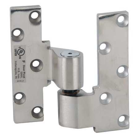 IVES 1-1/4" W x 5" H Satin Stainless Steel Pivot Hinge 7230F INT RH US32D