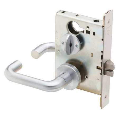 SCHLAGE Lever Lockset, Mechanical, Privacy, Grd. 1 L9040 03A 626