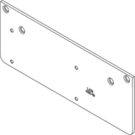 LCN Drop Plate, Silver, Aluminum, 12-1/4 in. L 4210-18 AL