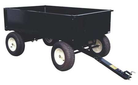 Zoro Select Dump Cart, 18 cu.ft., 2000 lb., Pneumatic 46V232