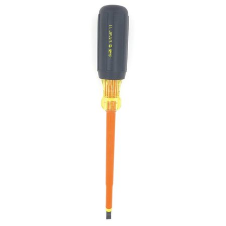 IDEAL Insulated Screwdriver 1/4 in Round 35-9151