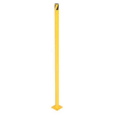 VESTIL Steel Pipe Safety Bollard - Yellow BOL-48-2