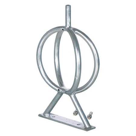 VESTIL Galvanized Bicycle Rack, 5.31 x 12.75 x 22.5" BR-GL-G