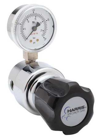 HARRIS Specialty Gas Regulator, 0 to 50 psi, Use With: High Purity Non-Corrosive Gas KH1035