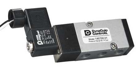 DYNAQUIP CONTROLS Solenoid Air Control Valve, 1/4 In, 12VDC 145750.04