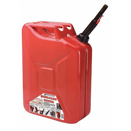Midwest Can 5 gal Red Steel Gas Can 5800