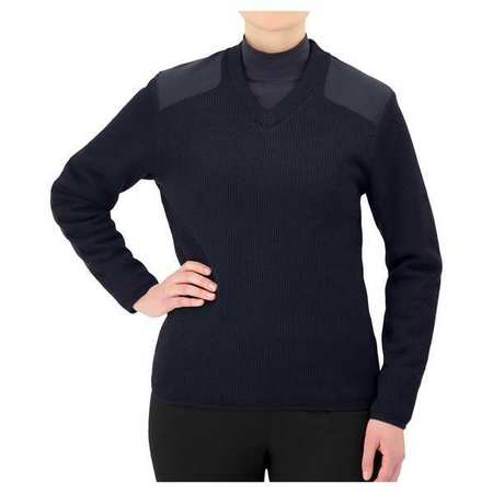 COBMEX V-Neck Military Sweater, Dark Navy, M 2030TALL