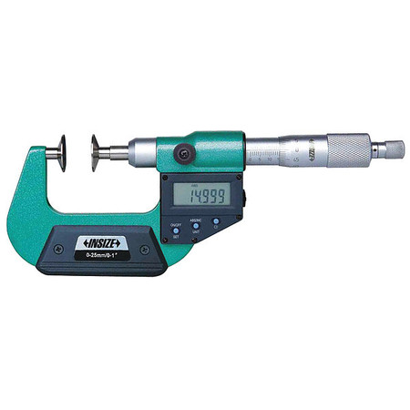 INSIZE Electronic Spindle Disk Micrometer 3594-3