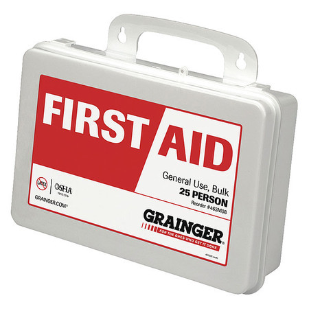 ZORO SELECT First Aid Kit, Plastic, 25 Person 59316