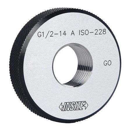 INSIZE Pipe Ring Gage, Thread Size 1-1/4"-11 4635-1G11