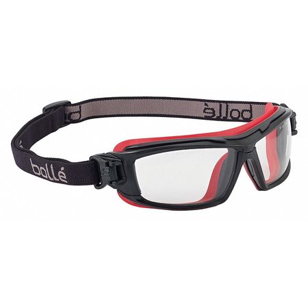 Bolle Safety Safety Glasses, Clear Anti-Fog ; Anti-Scratch 40299