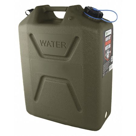 WAVIAN Water Container, 5 gal., Green, 18-1/4" H 3214