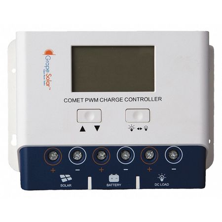 Grape Solar Charge Controller, 40A Max. Current GS-PWM-COMET-40