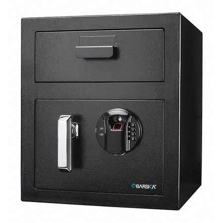 BARSKA Depository Safe, with Biometric Keypad 41.7 lb, 0.72 cu ft, Steel AX13108