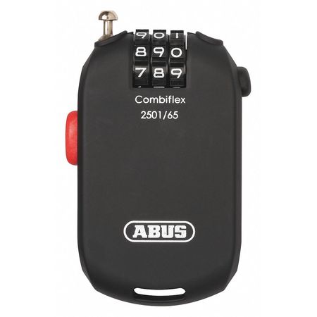 ABUS Cable Lock, Combination Key Type, Plastic 95454