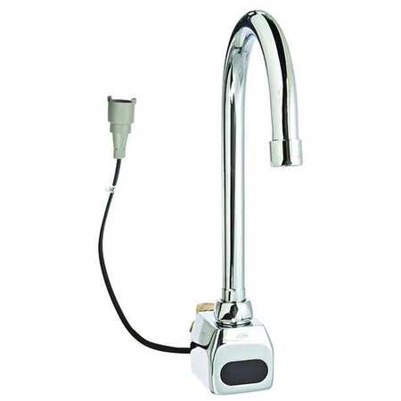 Zurn Sensor Single Hole Mount, 1 Hole Gooseneck Bathroom Faucet, Polished chrome Z6922-XL-GEN