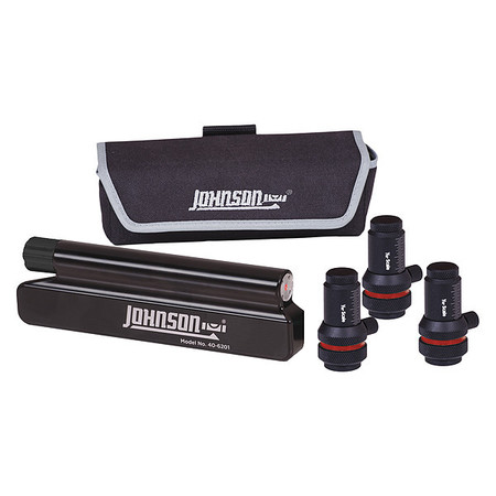 JOHNSON LEVEL & TOOL Alignment Laser, Red, Vertical Projection 40-6201