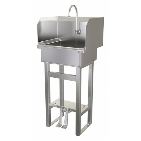 SANI-LAV 17 1/2 in W x 20 in L x 43 1/2 in H, Floor, Hand Sink 727.5