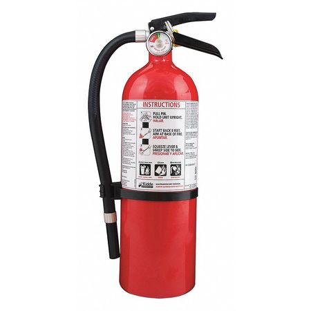 Kidde Fire Extinguisher, 3A:40B:C, Dry Chemical, 5.5 lb FX340SC