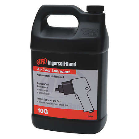 INGERSOLL-RAND Air Tool Lubricant, 1 gal., Bottle 10GW