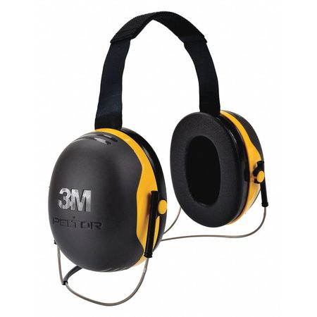 3M Behind-the-Neck Ear Muffs, 25 dB, Peltor X2, Black X2B