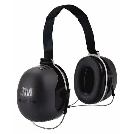 3M Behind-the-Neck Ear Muffs, 31 dB, Peltor X5, Black X5B