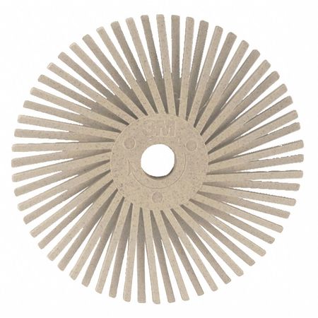 SCOTCH-BRITE Radial Bristle Disc, 3'' dia., Ceramic 7100138178