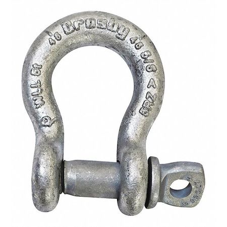 CROSBY Shackle, 5/8 in., 10,000 lb., Screw Pin 1017516