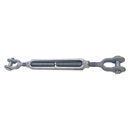 Crosby Turnbuckle, Jaw and Jaw, Steel, 1 in. Dia. 1032812