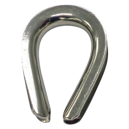 CROSBY Wire Rope Thimble, 5/16 in., Steel 1037988