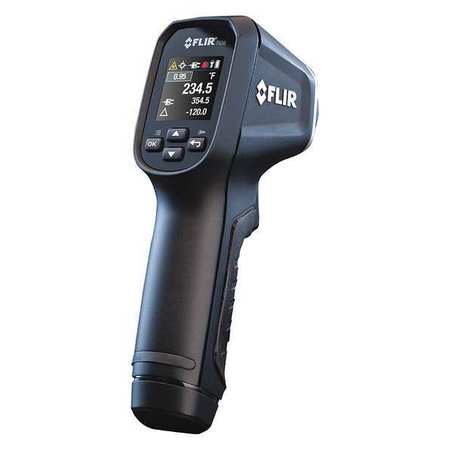 FLIR Infrared Thermometer, LCD, -22 Degrees  to 1202 Degrees F, Single Dot Laser Sighting TG56-2