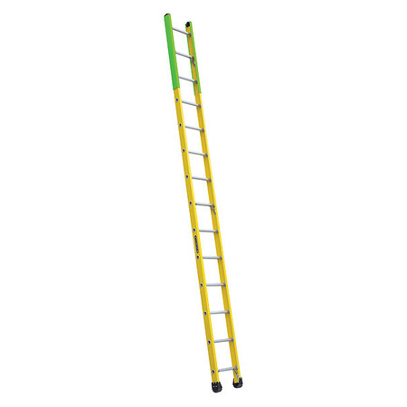 LOUISVILLE Manhole Ladder, Fiberglass, Yellow Finish, 375 lb Load Capacity FE8914