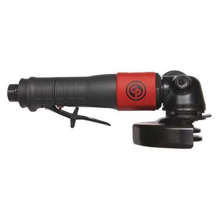 CHICAGO PNEUMATIC Angle Angle Grinder, 1/4 in NPT Female Air Inlet, Heavy Duty, 12,000 RPM, 1.1 hp CP7545C