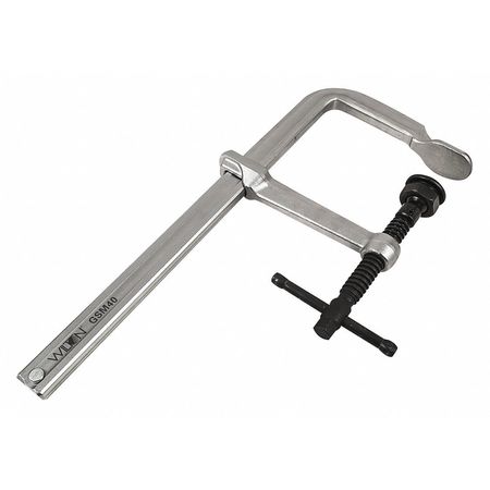 WILTON 16 in Bar Clamp, Drop Forged Steel Handle and 4 3/4 in Throat Depth GSM40